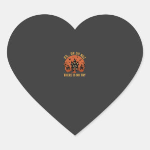 Halloween Haunted House Do Or Do Not Heart Sticker