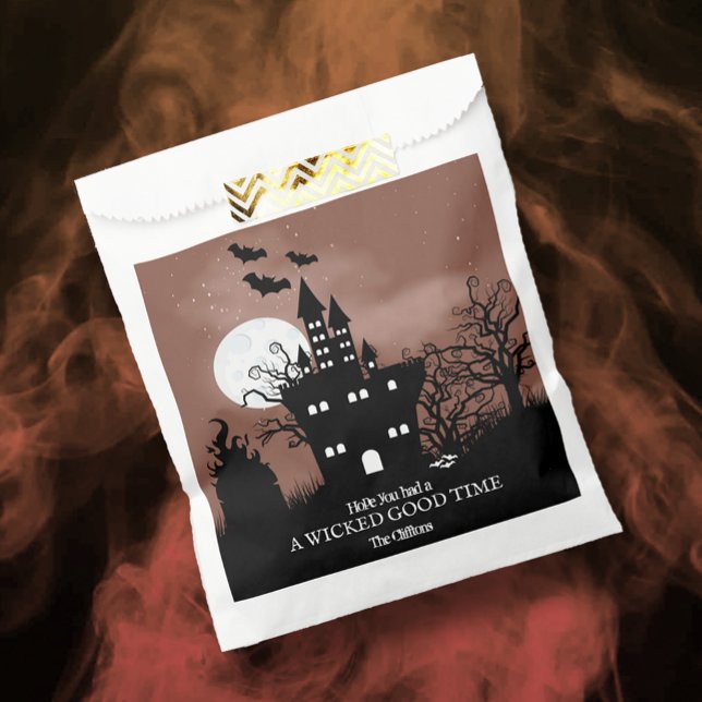 Halloween Haunted House Favour Bag (Creator Uploaded)