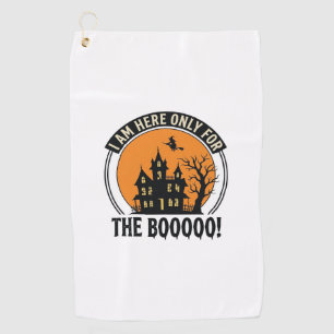 Halloween Haunted House Funny Boo Vintage_1 Golf Towel