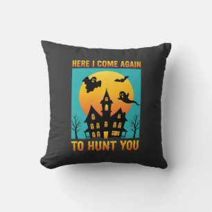 Halloween Haunted House Hanging With My Witches Cushion