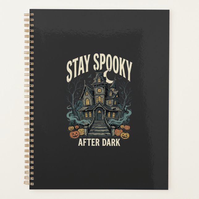 Halloween Haunted House Night Planner (Front)