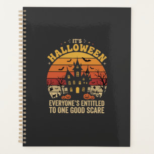 Halloween Haunted House One Good Scare Design_1 Planner