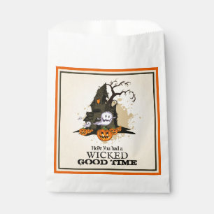Halloween Haunted House Party Favour Bag