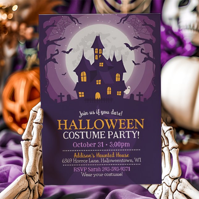 Halloween Haunted House Party  Invitation (Creator Uploaded)
