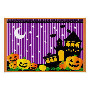 Halloween Haunted House Poster