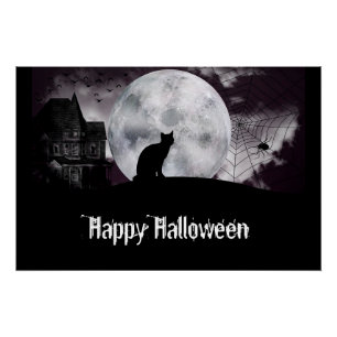 Halloween Haunted House Poster