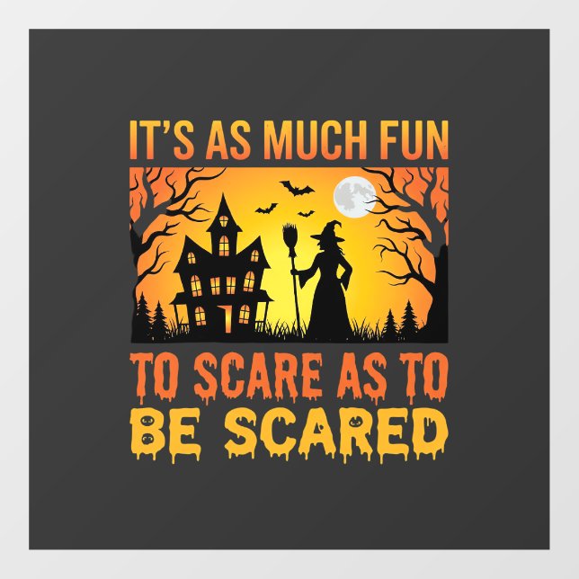 Halloween Haunted House Witch Scare Quote (Sheet)