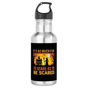 Halloween Haunted House Witch Scare Quote 532 Ml Water Bottle