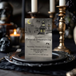Halloween, Haunted Housewarming Party Invitation
