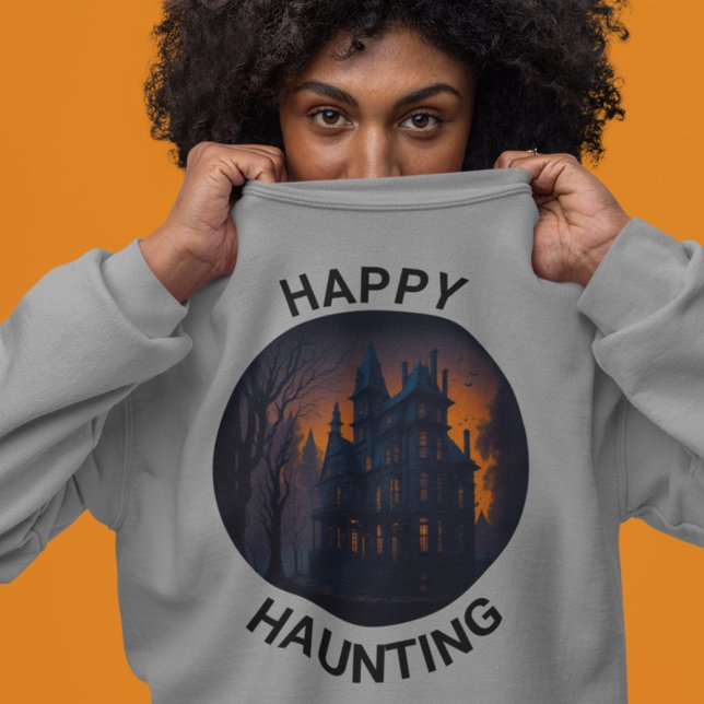 Halloween Haunted Mansion Happy Haunting Sweatshirt (Creator Uploaded)