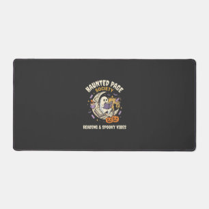 Halloween Haunted Reading Night Desk Mat