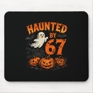 Halloween Haunted Six Seven Number Gen Alpha Slang Mouse Pad