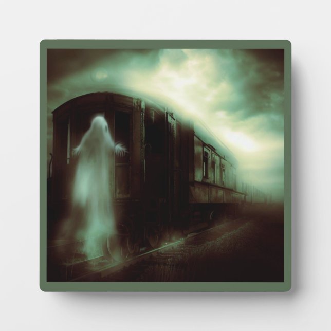 Halloween - Haunted Train 1 Plaque (Front)