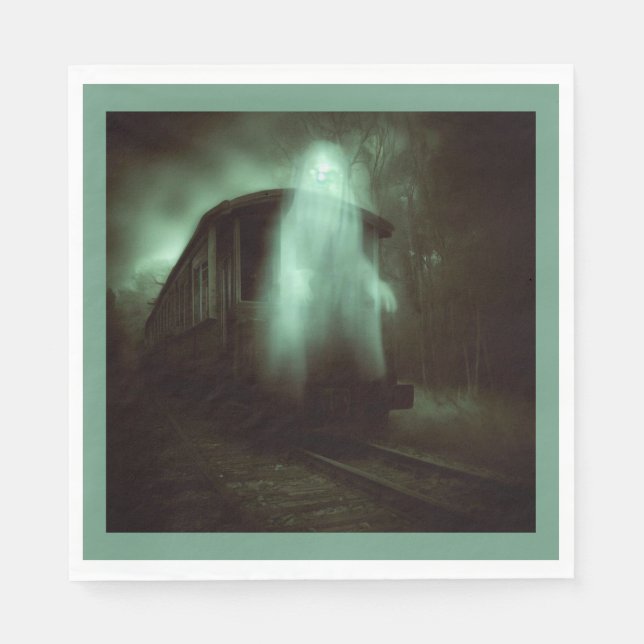 Halloween - Haunted Train 2 Napkin (Front)