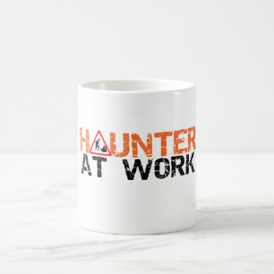 Halloween Haunter At Work Busy Decorating Yard Mug