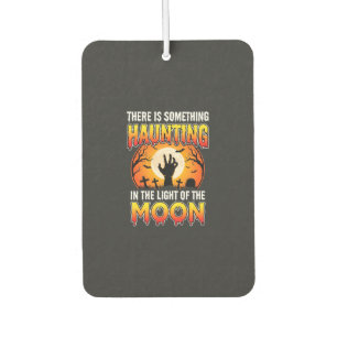 Halloween Haunting Moon Graveyard Horror Car Air Freshener
