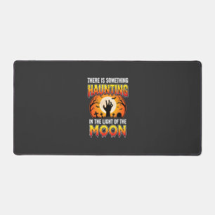 Halloween Haunting Moon Graveyard Horror Desk Mat