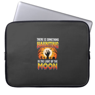 Halloween Haunting Moon Graveyard Horror Laptop Sleeve