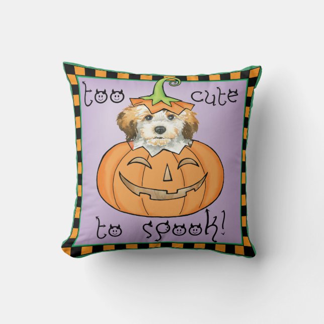 Halloween Havanese Cushion (Front)