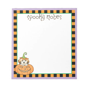 Halloween Havanese Notepad