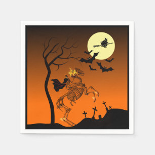 Halloween Headless Horseman Napkin