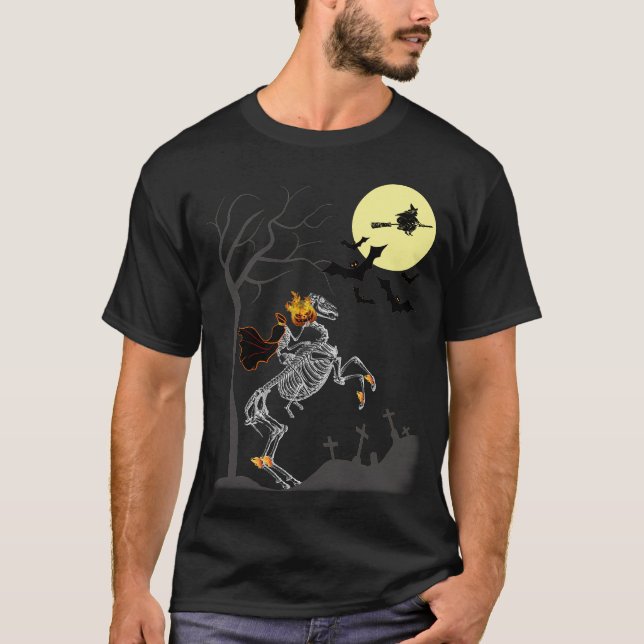 Halloween Headless Horseman T-Shirt (Front)