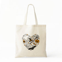 Halloween Heart | Cute Ghosts, Pumpkins & Candy