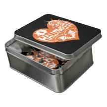 Halloween Heart, Orange Heart Shape, Spider Web