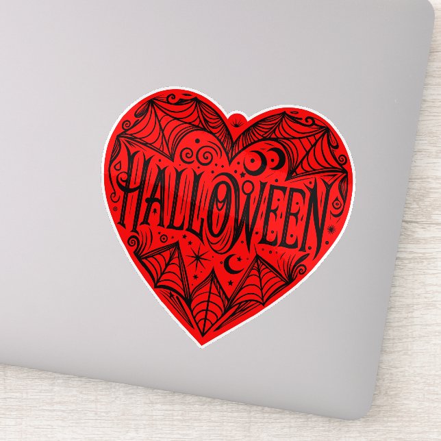 Halloween Heart, Red Heart Shape, Holiday (Detail)