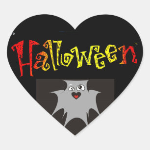 Halloween Heart Sticker