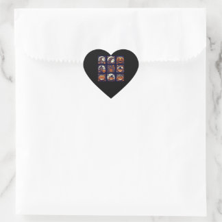 Halloween Heart Sticker