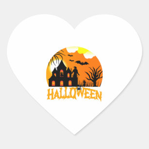 Halloween                                          heart sticker