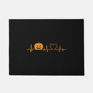 HALLOWEEN Heartbeat Love Shirt Doormat