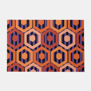 Halloween Hexagons  Doormat