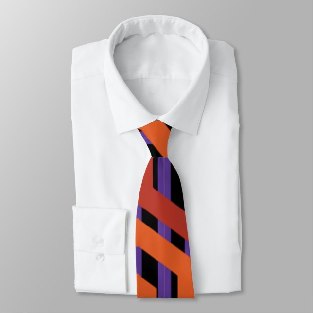 Halloween Hexagons  Tie (Tied)