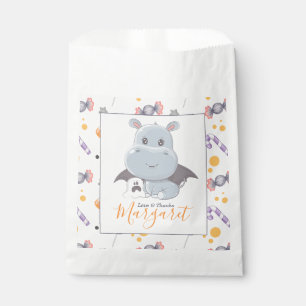 Halloween Hippopotamus Little Boo Baby Shower  Favour Bag