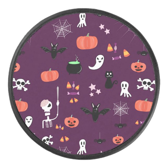 Halloween Hockey Puck (Front)