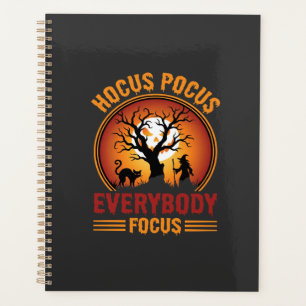 Halloween Hocus Pocus Everybody Focus Witch Tree Planner