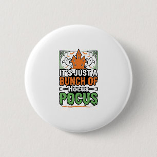 Halloween Hocus Pocus Quote Vector Design_1 6 Cm Round Badge