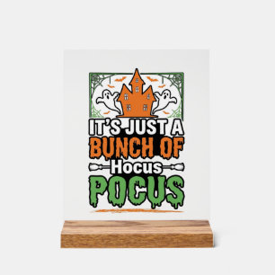 Halloween Hocus Pocus Quote Vector Design_1 Acrylic Sign