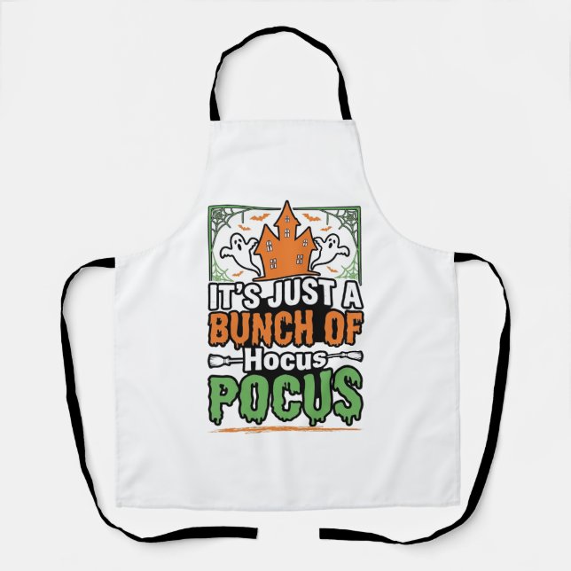 Halloween Hocus Pocus Quote Vector Design_1 Apron (Front)