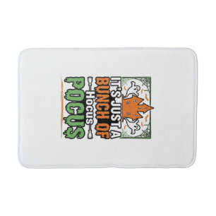 Halloween Hocus Pocus Quote Vector Design_1 Bath Mat