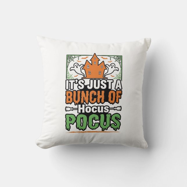 Halloween Hocus Pocus Quote Vector Design_1 Cushion (Front)