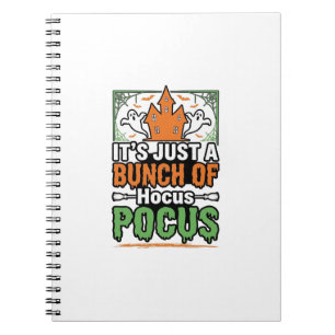 Halloween Hocus Pocus Quote Vector Design_1 Notebook