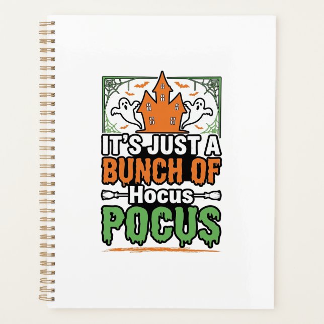 Halloween Hocus Pocus Quote Vector Design_1 Planner (Front)