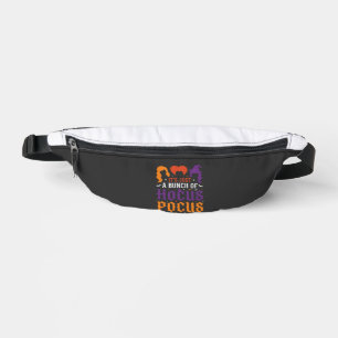 Halloween Hocus Pocus Witch Typography Vector Bum Bags