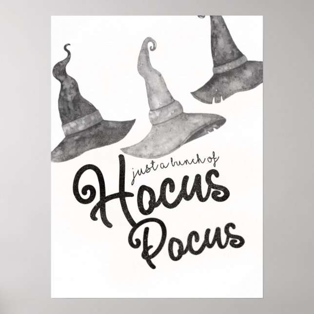 Halloween hocus pocus witches poster (Front)