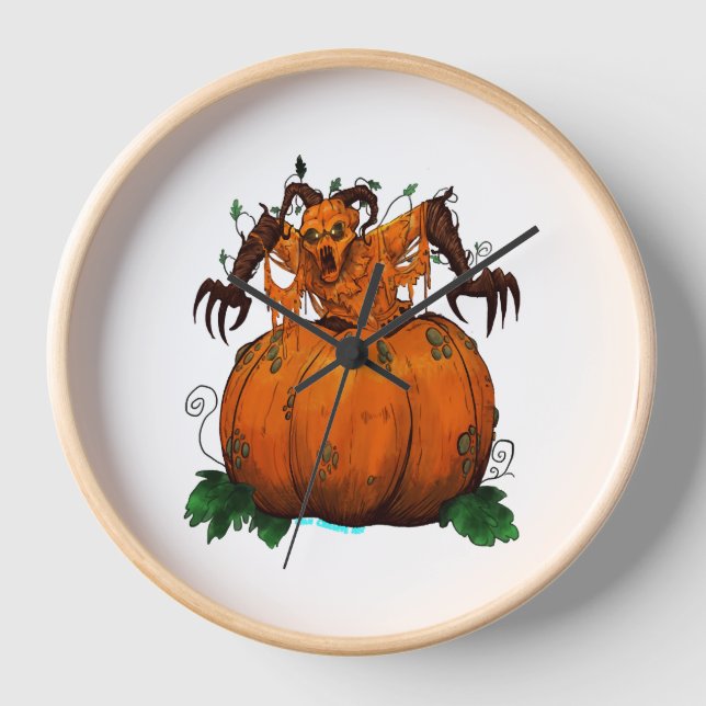 Halloween Holiday Clock (Front)