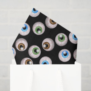 Halloween Holiday eyeball pattern tissue paper