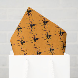 Halloween Holiday spider pattern tissue paper